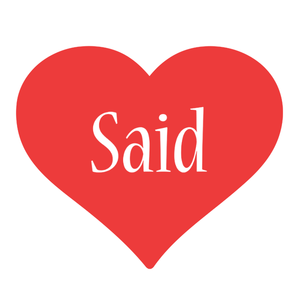 Said love logo