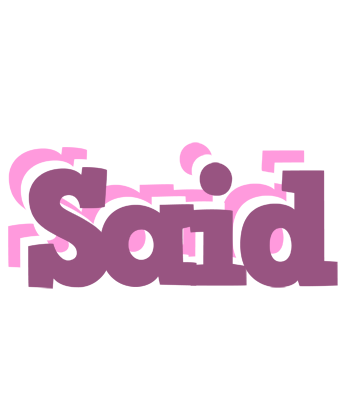 Said relaxing logo