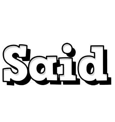 Said snowing logo
