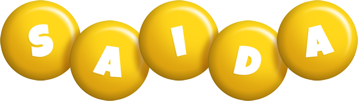 Saida candy-yellow logo