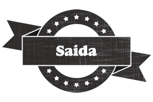 Saida grunge logo