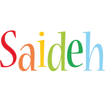 Saideh birthday logo