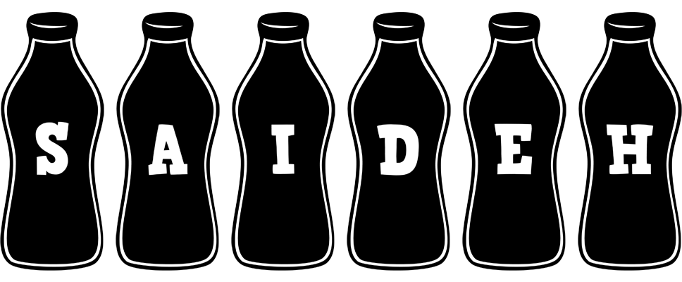 Saideh bottle logo