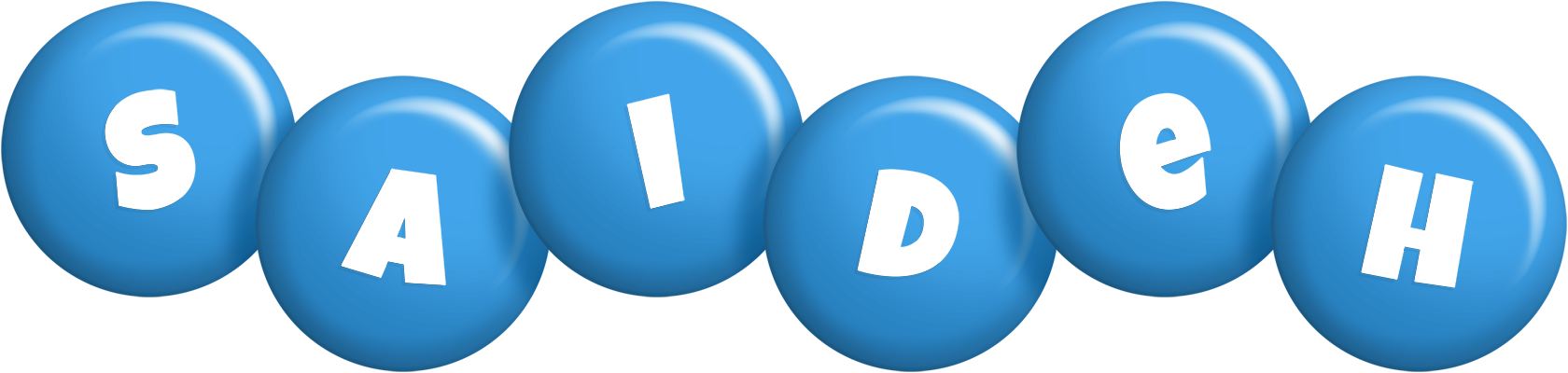 Saideh candy-blue logo