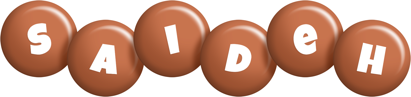 Saideh candy-brown logo
