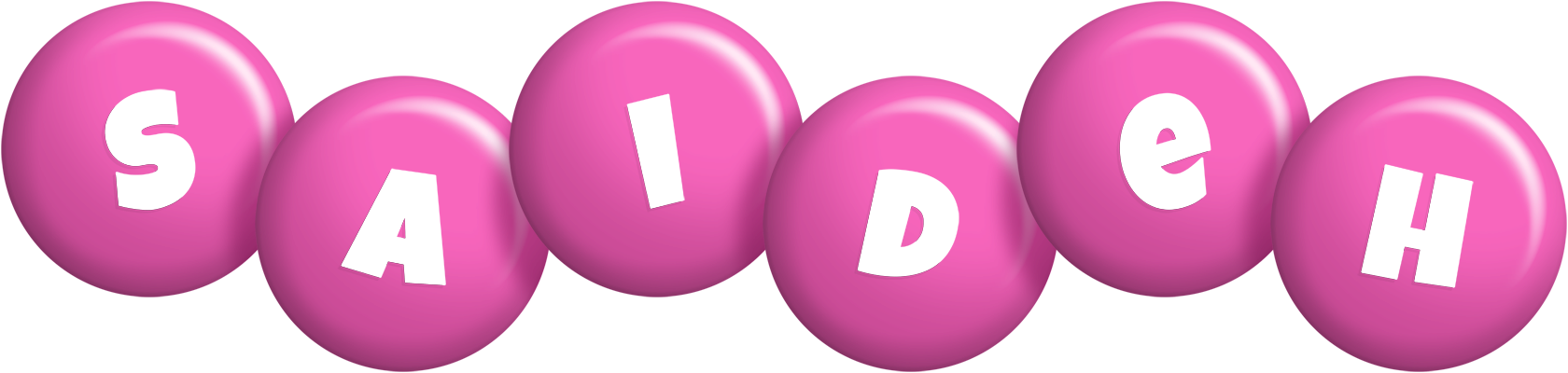 Saideh candy-pink logo