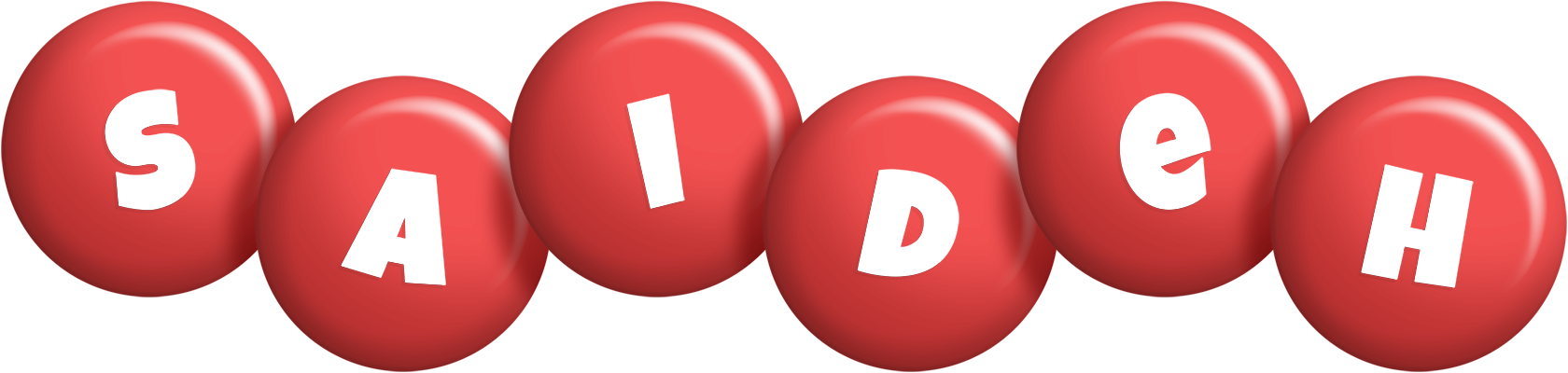 Saideh candy-red logo