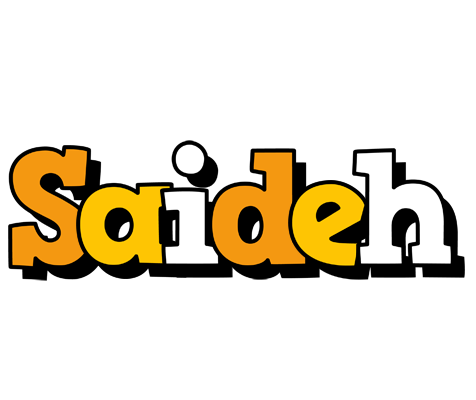 Saideh cartoon logo