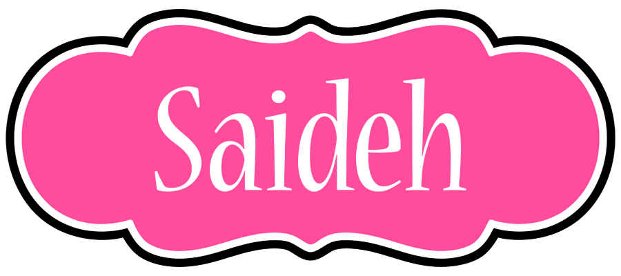 Saideh invitation logo