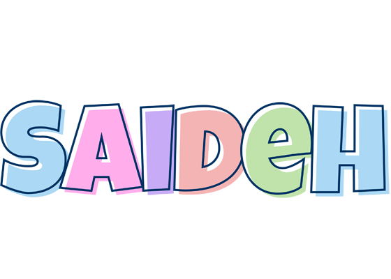 Saideh pastel logo