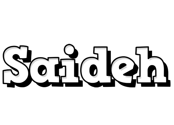 Saideh snowing logo