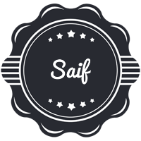 Saif badge logo