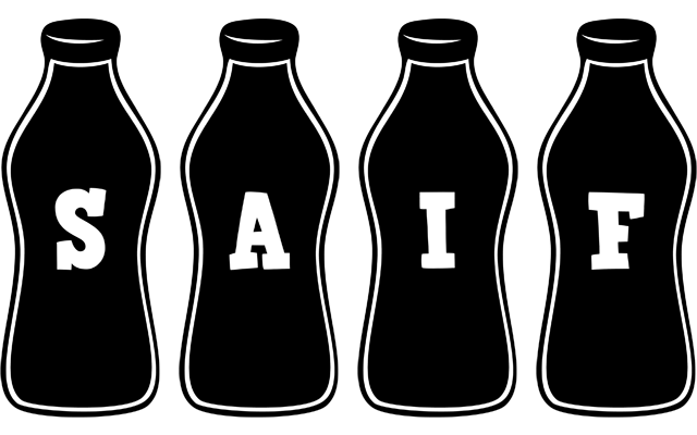 Saif bottle logo