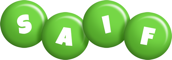 Saif candy-green logo