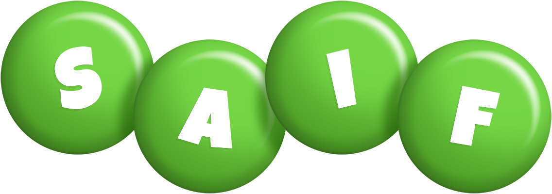 Saif candy-green logo