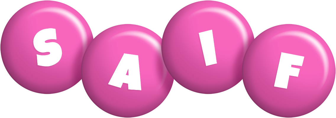 Saif candy-pink logo