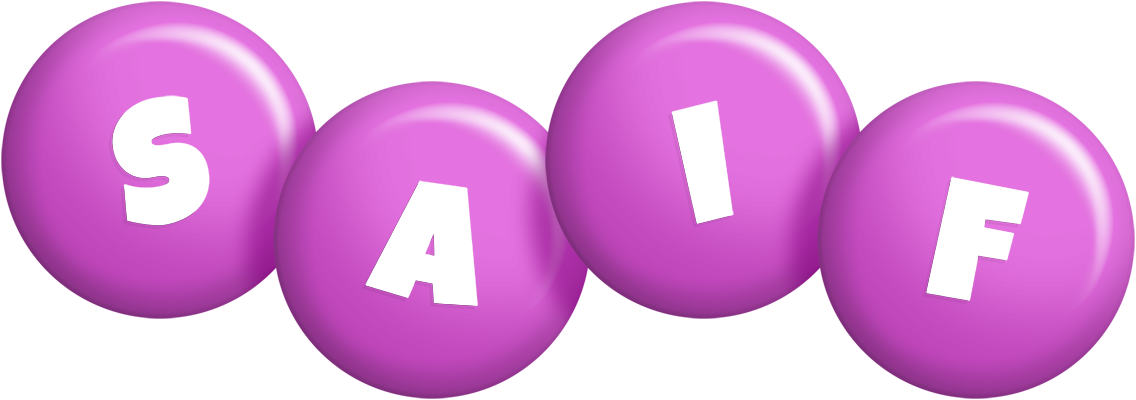 Saif candy-purple logo