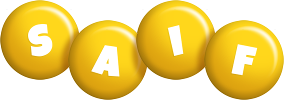 Saif candy-yellow logo