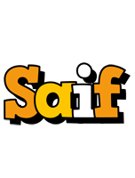 Saif cartoon logo