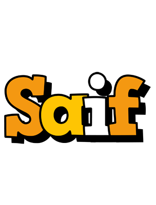 Saif cartoon logo