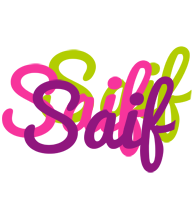 Saif flowers logo