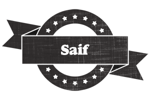 Saif grunge logo