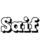 Saif snowing logo