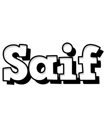 Saif snowing logo