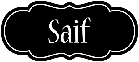 Saif welcome logo