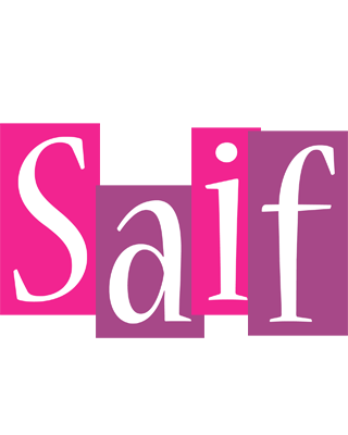Saif whine logo