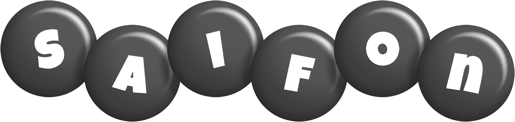 Saifon candy-black logo