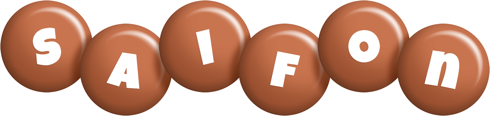 Saifon candy-brown logo