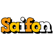 Saifon cartoon logo