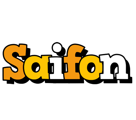 Saifon cartoon logo