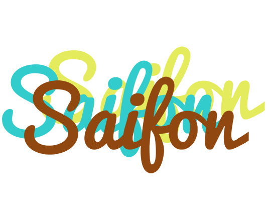 Saifon cupcake logo