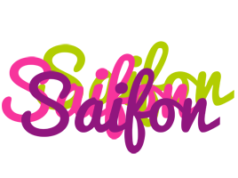 Saifon flowers logo