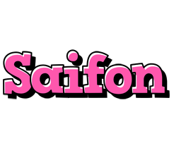 Saifon girlish logo