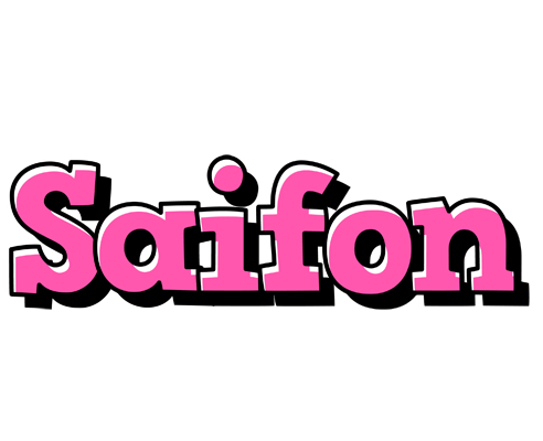 Saifon girlish logo
