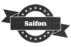 Saifon grunge logo