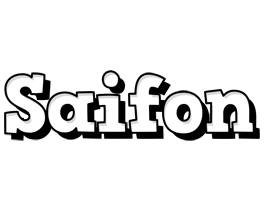 Saifon snowing logo