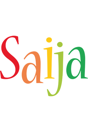 Saija birthday logo