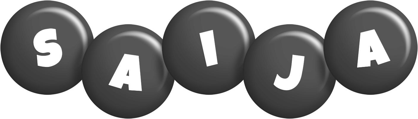 Saija candy-black logo