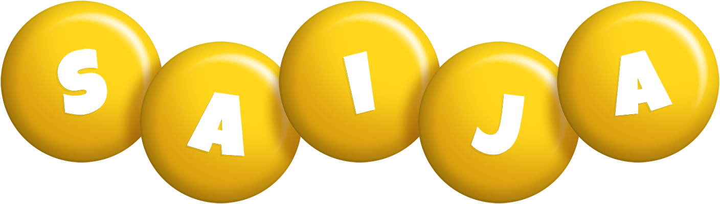 Saija candy-yellow logo