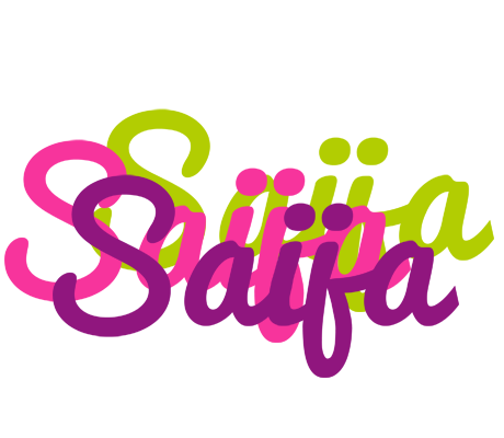 Saija flowers logo