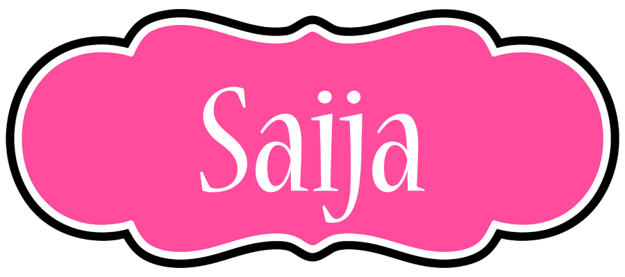 Saija invitation logo