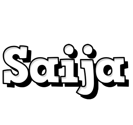 Saija snowing logo