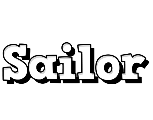 Sailor snowing logo