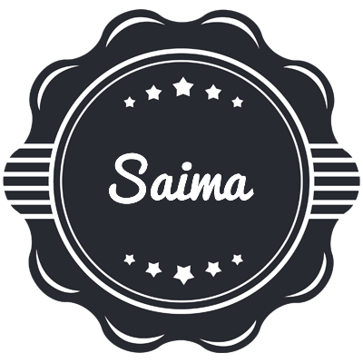 Saima badge logo