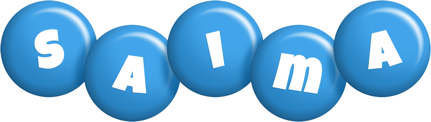 Saima candy-blue logo