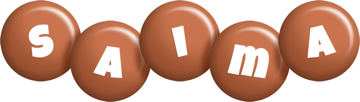Saima candy-brown logo